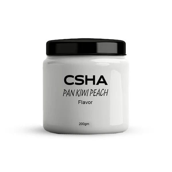 CSHA Pan Kiwi Peach Hookah Flavor - 200g Glass Jar