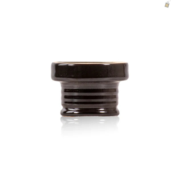 Candy Single Hole Ceramic Hookah Phunnel Bowl - Noir