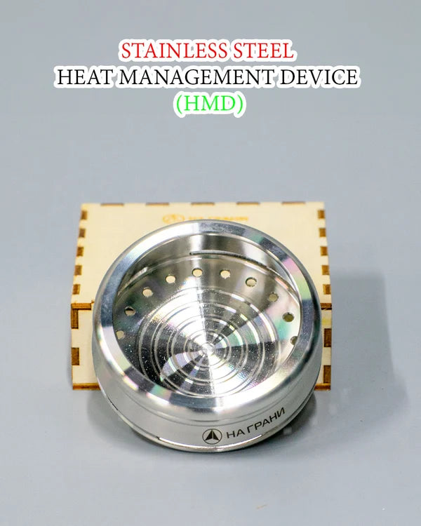 Stainless Steel Hookah Heat Management Device (HMD) - Silver