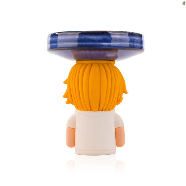 Sanji Ceramic Hookah Bowl - Blue
