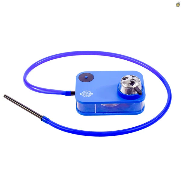Car Hookah with LED Light & Remote - Blue