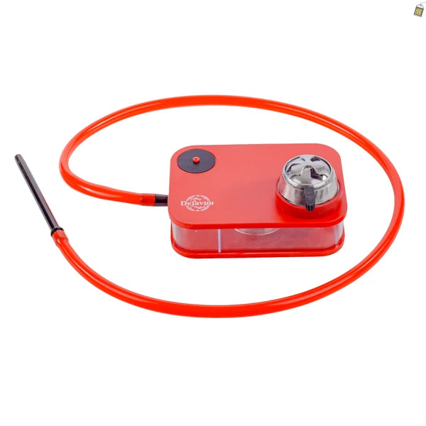 Car Hookah with LED Light & Remote - Red