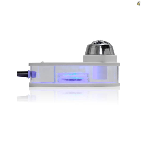Car Hookah with LED Light & Remote - White