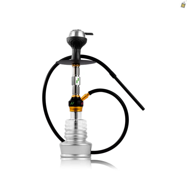 Neon Sky X Hookah - Silver Stem / Silver Base