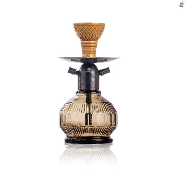 Noddy Baller Hookah - Black Stem / Grey Base