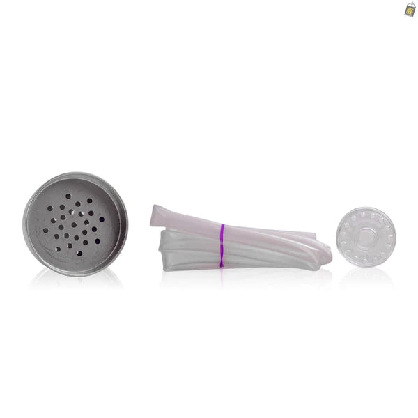 Acrylic Bottle Tumbler with LED Light - White