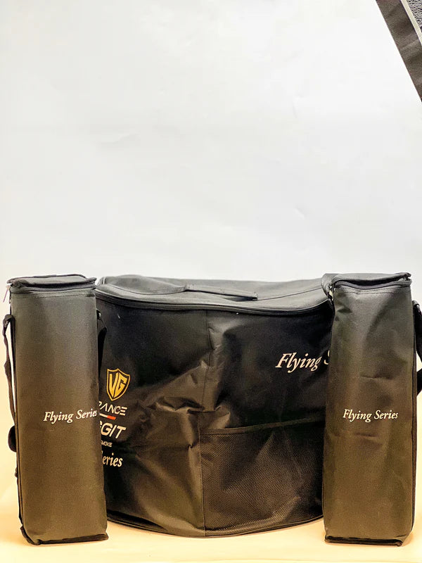 VG France Butterfly Hookah with 3 Bags (LED & Remote) - Bronze