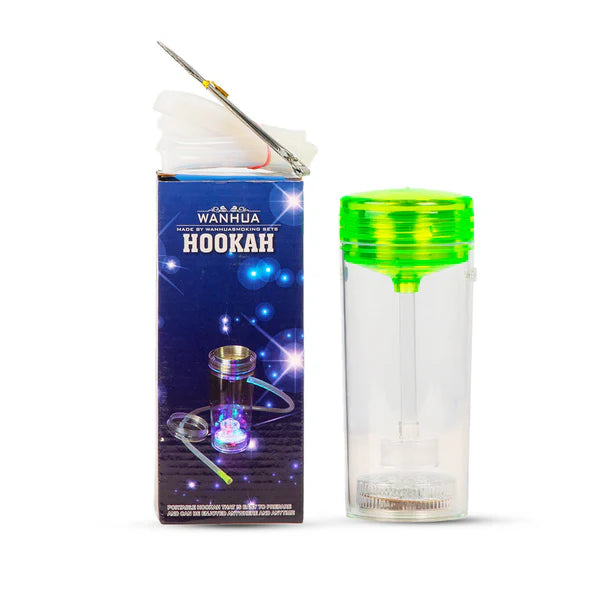 Acrylic Bottle Tumbler with LED Light - Green