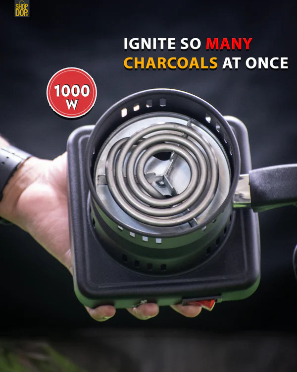 Al Afandi Cafe Hookah Coal Burner - 1000 Watt (Cup Shape)