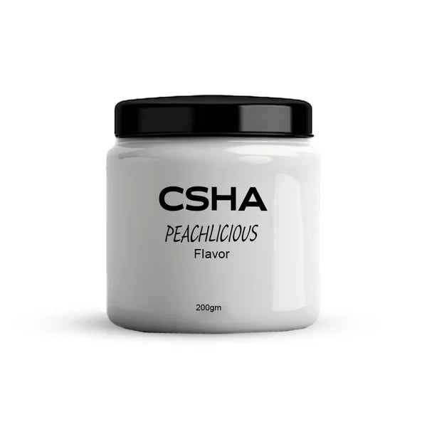 CSHA Peachlicious Hookah Flavor - 200g Glass Jar