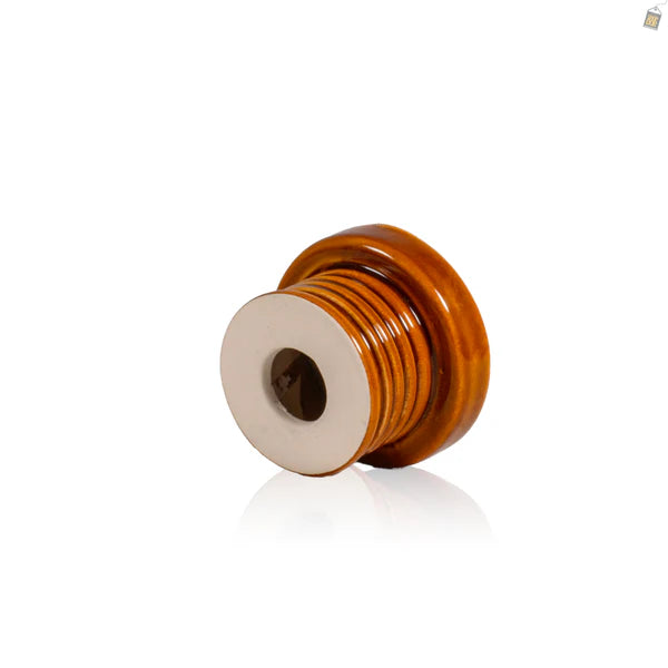 Candy Single Hole Ceramic Hookah Phunnel Bowl - Honey