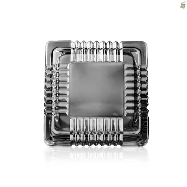 Cluster Long 6 Inch Ashtray - Grey