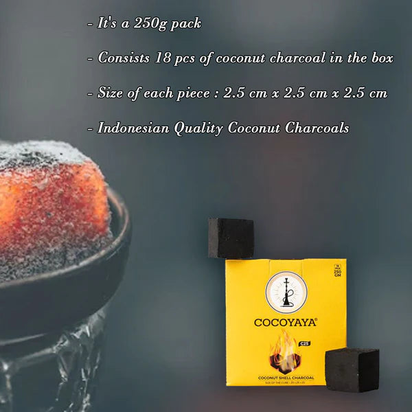 Cocoyaya Coconut Coal (250g | 18 pcs.)