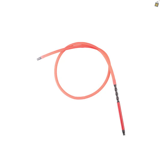 Deluxe Radium Silicone Hookah Pipe - Red