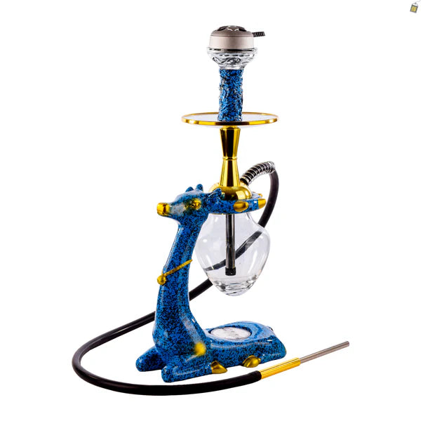 Fawn Hookah with LED Light - Blue