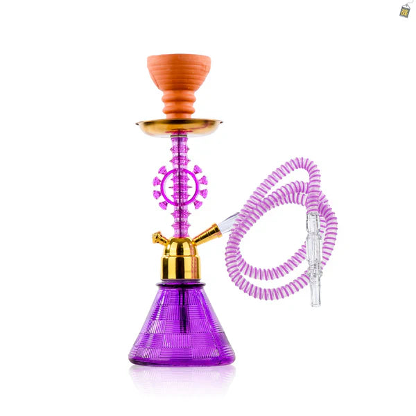 Diamond Ferry Pumpkin Hookah - Purple