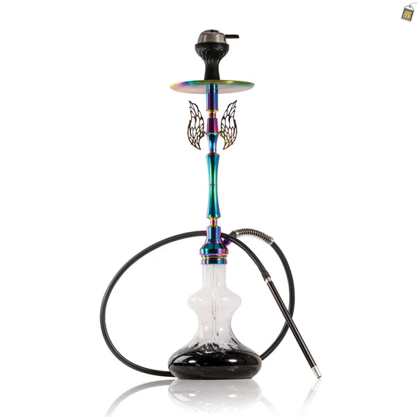 Horus Hookah with Wings - Rainbow