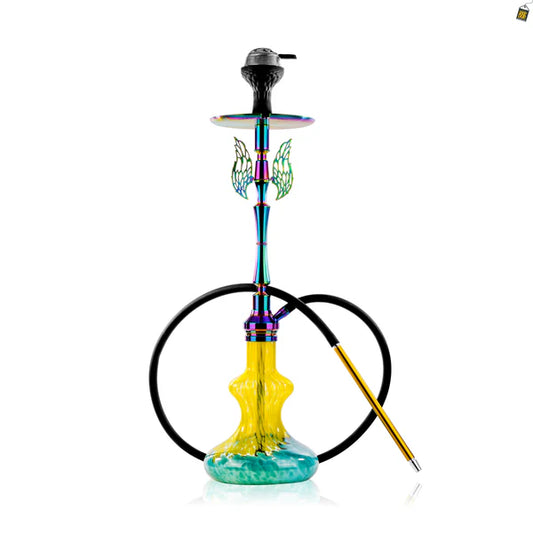 Horus Hookah with Wings - Gold