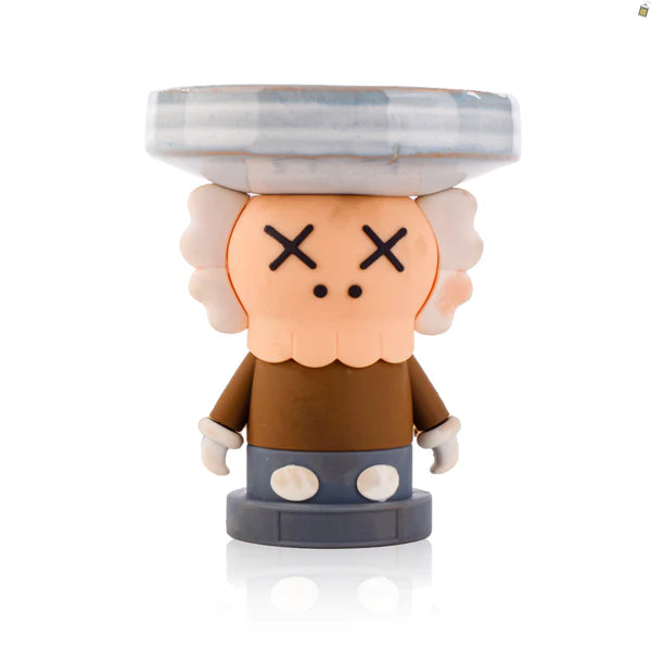 Kaws Ceramic Hookah Bowl - Sky Blue
