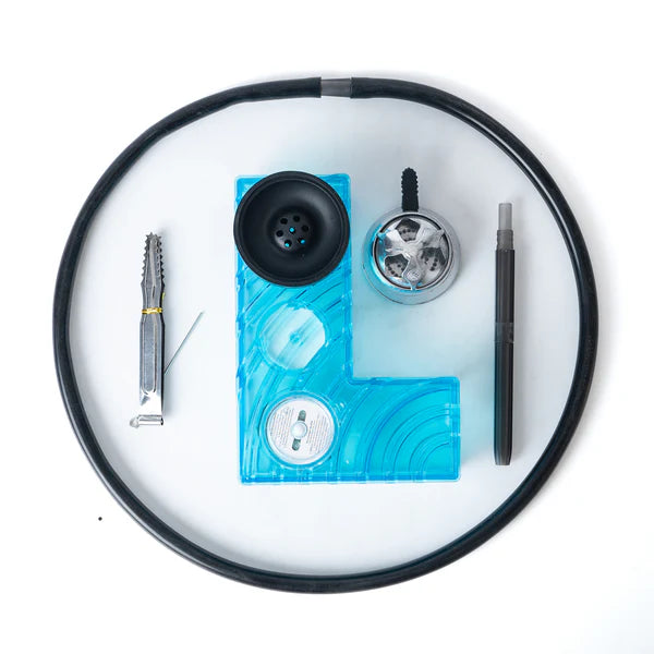 L Shape Car Hookah - Blue