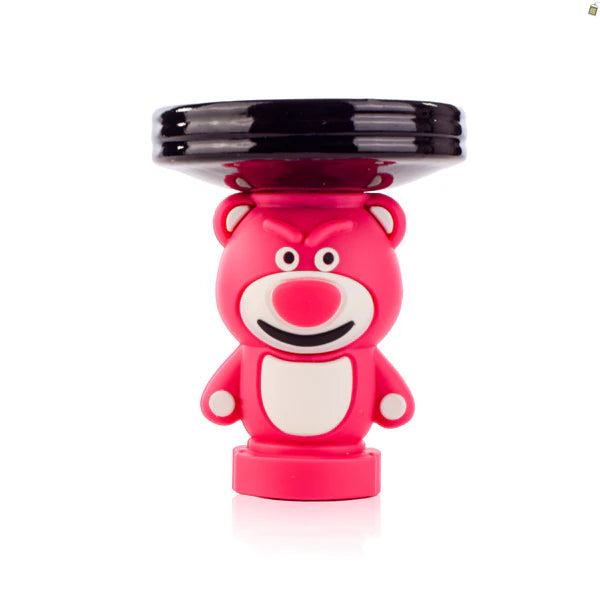 Lotso Bear Ceramic Hookah Bowl - Black