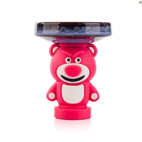 Lotso Bear Ceramic Hookah Bowl - Blue