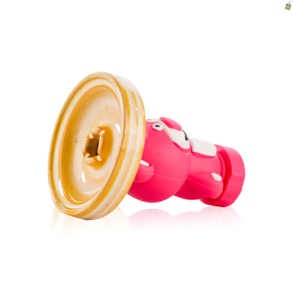 Lotso Bear Ceramic Hookah Bowl - Light Brown