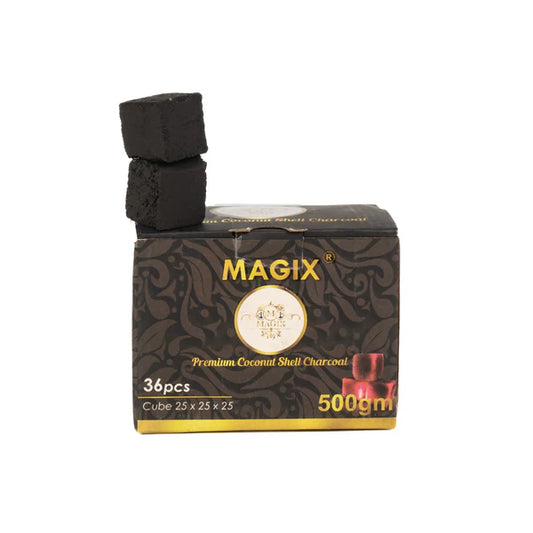 Magix Coconut Coal for Hookah 500g Pack - 36pcs