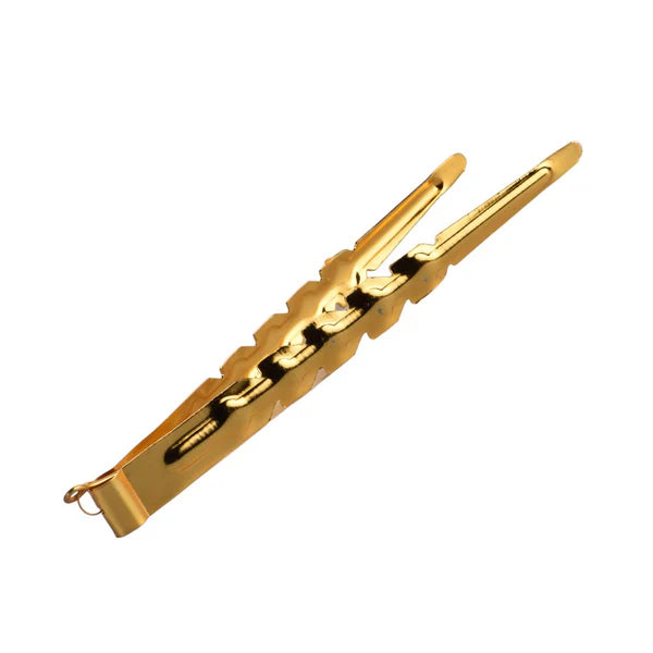 Metallic Cut Design Hookah Steel Tong / Chimti