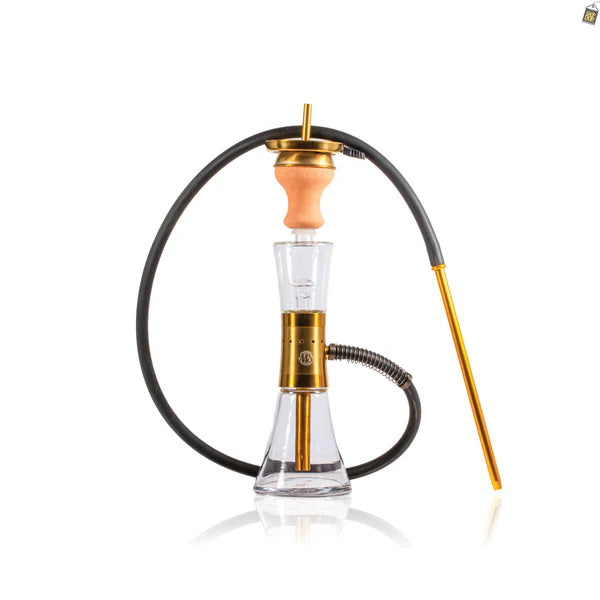 MS Glass Hookah - Golden