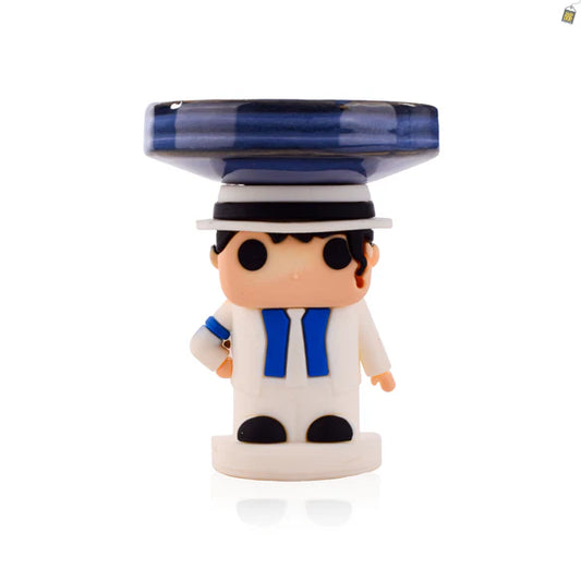 Muzan Ceramic Hookah Bowl - Blue