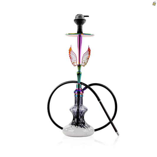 Orion Hookah with Wings - Black