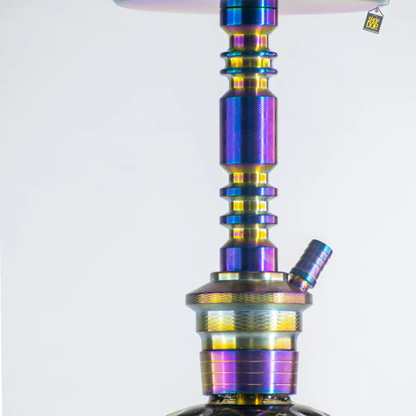 Persian Jewel 2.0 Hookah with Bag - Rainbow Stem / Grey Base