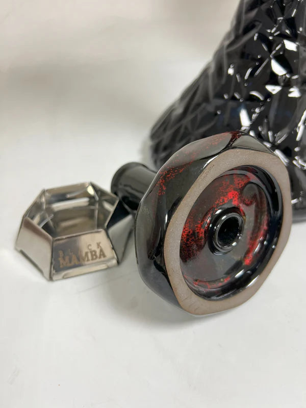 Prismic Ceramic Hookah Chillum with Heat Management Device (HMD)