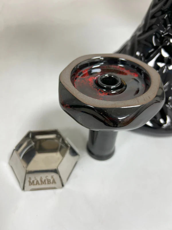 Prismic Ceramic Hookah Chillum with Heat Management Device (HMD)