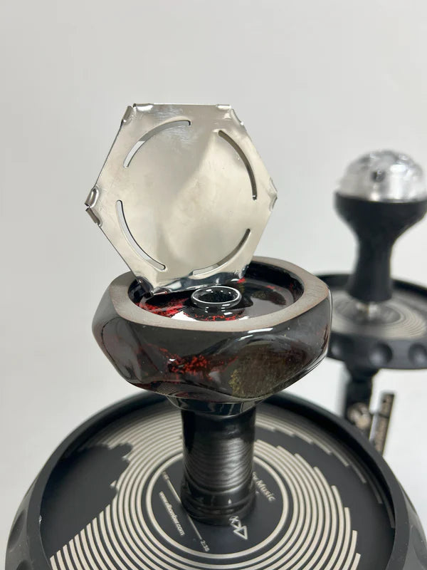 Prismic Ceramic Hookah Chillum with Heat Management Device (HMD)