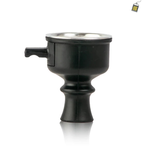 Silicone Pull Drawer Hookah Chillum with Tray - Black