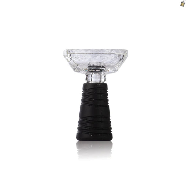 Space Glass Phunnel Hookah Bowl Chillum - Black
