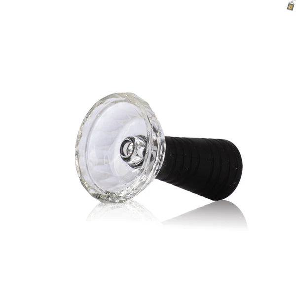Space Glass Phunnel Hookah Bowl Chillum - Black