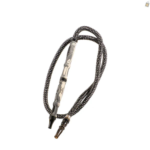 Thunder Twist PVC Hookah Pipe - Black