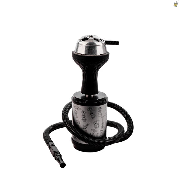 Togo Hookah with Pouch - Silver