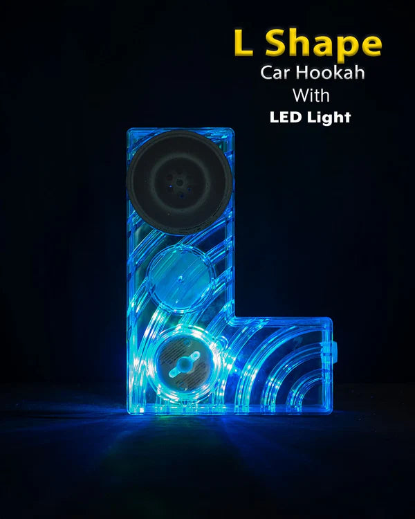 L Shape Car Hookah - Blue
