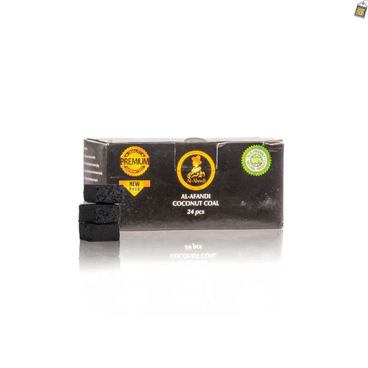 Al Afandi Flat Hookah Coconut Coal 200gram - 24pcs