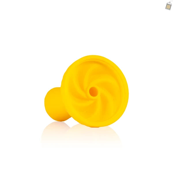 Blade Silicon Chillum for Hookah - Yellow