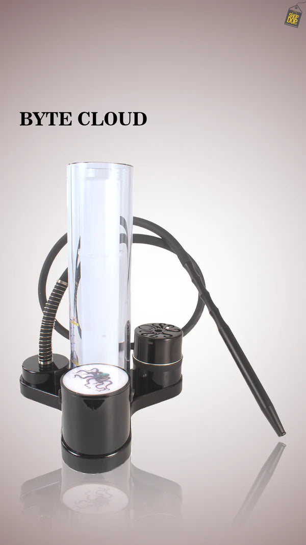 ByteCloud Hookah with LED Lights - Acrylic