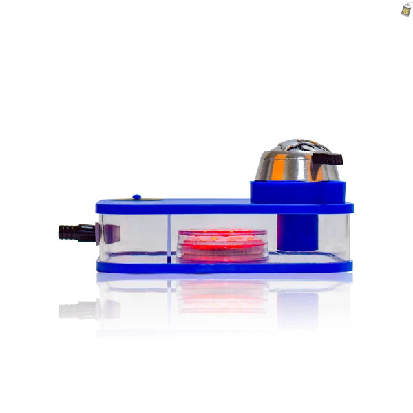 Car Hookah with LED Light & Remote - Blue