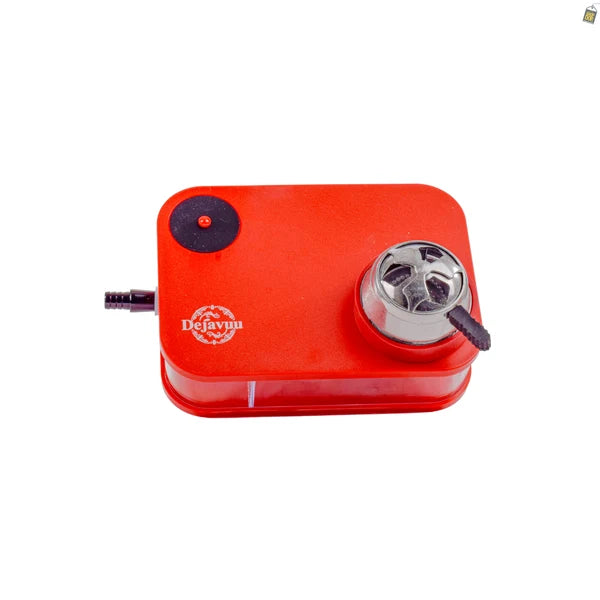 Car Hookah with LED Light & Remote - Red