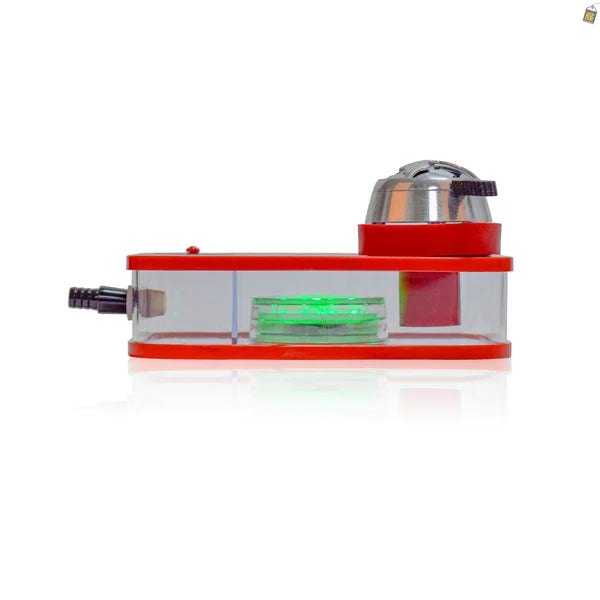Car Hookah with LED Light & Remote - Red