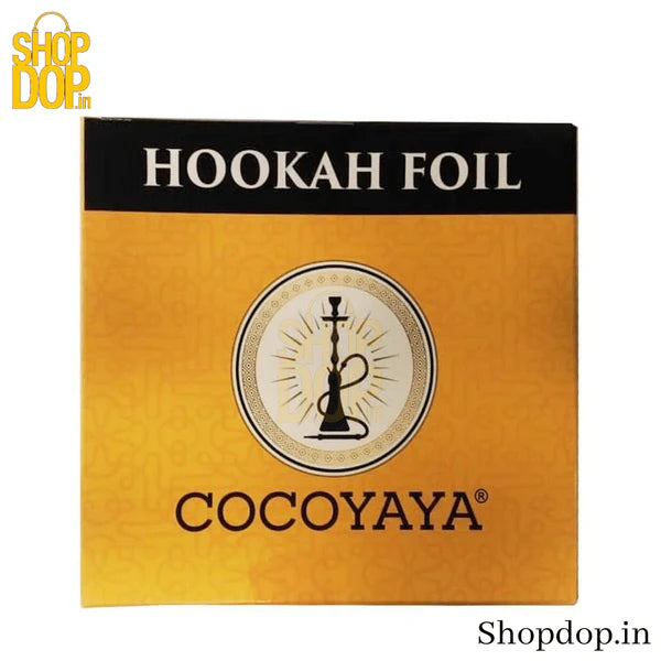 COCOYAYA Precut Aluminium Foil Paper for Hookah (50 Pcs)