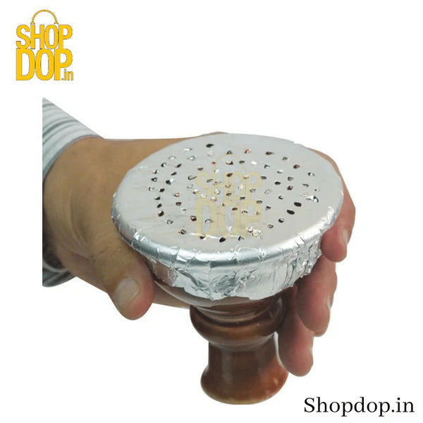 COCOYAYA Precut Aluminium Foil Paper for Hookah (50 Pcs)
